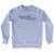 Retreat Hell We Just Got Here Captain Williams Adult Tri-Blend Sweatshirt - Grey Heather