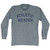 Athletic Weapon Adult Tri-Blend Long Sleeve T-shirt - Athletic Grey Athletic Weapon Adult Tri-Blend Long Sleeve T-shirt - Athletic Grey