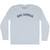 Bah Humbug Adult Tri-Blend Long Sleeve T-shirt - Athletic White