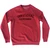 Irrational Exuberance Adult Tri-Blend Sweatshirt - Cardinal Red