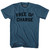 Free Of Charge Adult Cotton T-shirt - Lake Blue