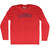 Loser Adult Tri-Blend Long Sleeve T-shirt - Athletic Red