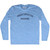 Misinformation Machine Adult Tri-Blend Long Sleeve T-shirt - Athletic Blue