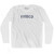 Frisco Adult Cotton Long Sleeve T-shirt - White