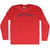 Schaffhausen Adult Tri-Blend Long Sleeve T-shirt - Athletic Red