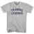 Training Legends Adult Cotton T-shirt - Cool Grey