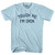 Touch Me I'm Dick Adult Cotton T-shirt - Light Blue