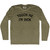 Touch Me I'm Dick Adult Tri-Blend Long Sleeve T-shirt - Military Green