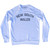 New South Wales Adult Tri-Blend Sweatshirt - White