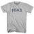 Foad Womens Cotton Junior Cut T-Shirt - Grey Heather