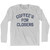 Coffees For Closers Adult Cotton Long Sleeve T-Shirt - Grey Heather
