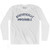 Statistically Impossible Adult Cotton Long Sleeve T-Shirt - White