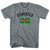 Dominica Country Flag Heritage Adult Tri-Blend T-shirt - Athletic Grey