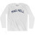 Mag Mell Adult Cotton Long Sleeve T-Shirt-White