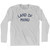 Land Of Manu Adult Cotton Long Sleeve T-Shirt - Grey Heather