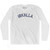 Irkalla Adult Cotton Long Sleeve T-Shirt - White