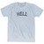 Hell Adult Tri-Blend T-Shirt - Athletic White