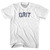 Grit Womens Cotton Junior Cut T-Shirt-White