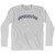Jambudvipa Adult Cotton Long Sleeve T-Shirt-Grey Heather