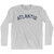 Atlantis Adult Cotton Long Sleeve T-Shirt - Grey Heather