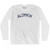Alomkik Adult Cotton Long Sleeve T-Shirt-White