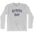 Byron Bay Adult Cotton Long Sleeve T-Shirt - Grey Heather
