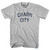 Charm City Adult Cotton T-Shirt-Grey Heather