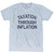 Taxation Through Inflation Adult Tri-Blend T-Shirt - Athletic White