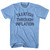 Taxation Through Inflation Adult Tri-Blend T-Shirt - Athletic Blue