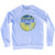La Aztecs Round Logo Adult Tri-Blend Sweatshirt - White