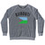Djibouti Country Flag Heritage Adult Tri-Blend Sweatshirt - Athletic Grey