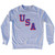 USA Miracle Adult Tri-Blend Sweatshirt - Heather Grey
