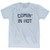 Comin In Hot Adult Tri-Blend T-Shirt - Athletic White