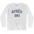 Apres Ski Adult Cotton Long Sleeve T-Shirt - White