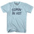 Comin In Hot Adult Cotton T-Shirt - Light Blue