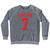 Cantona 7 Adult Tri-Blend Sweatshirt - Athletic Grey