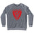 Belgium Diables Adult Tri-Blend Sweatshirt - Athletic Grey