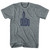 Middle Finger Adult Tri-Blend T-Shirt - Athletic Grey