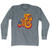 Tea Men Adult Tri-Blend Long Sleeve T-Shirt - Athletic Grey