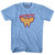 Witchita Wings Adult Tri-Blend T-Shirt - Athletic Blue