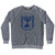 Jerusalem Crest Coat Of Arms Adult Tri-Blend Sweatshirt - Athletic Grey