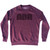 Aberdeen ABR Airport Adult Tri-Blend Sweatshirt - Cranberry