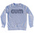 Agana GUM Airport Adult Tri-Blend Sweatshirt - Heather Grey