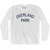 Overland Park Adult Cotton Long Sleeve T-Shirt - White