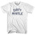 Dirty Myrtle Womens Cotton Junior Cut T-Shirt - White