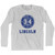 Lincoln 34 Adult Cotton Long Sleeve T-Shirt - Grey Heather
