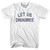 Let Us Disagree Youth Cotton T-Shirt - White