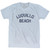 Luquillo Beach Adult Tri-Blend T-Shirt - Athletic White