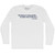Nothing Is Impossible To Him Who Will Try Alexander Adult Cotton Long Sleeve T-shirt - White