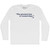 The Greatest Loss is Wasted Time Ali Adult Cotton Long Sleeve T-shirt - White